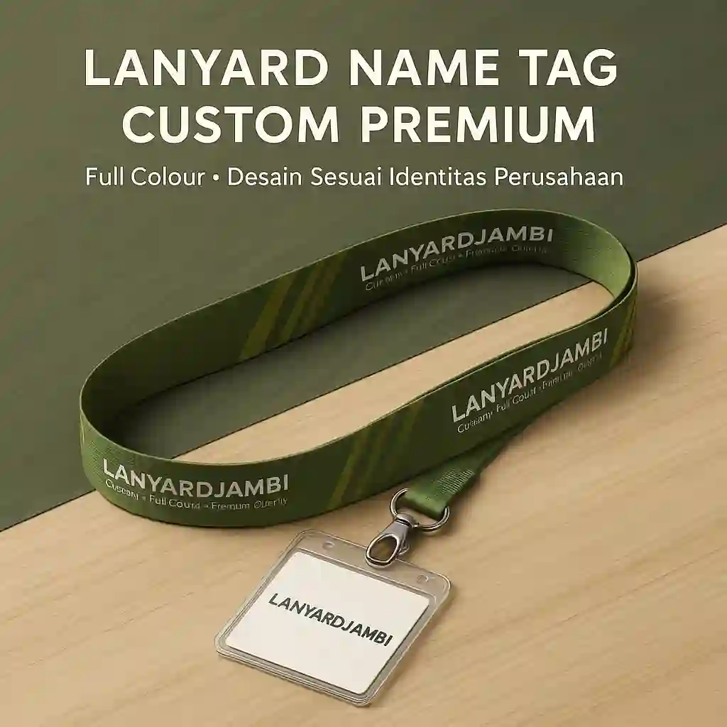 Panduan Cetak Lanyard Name Tag Jambi